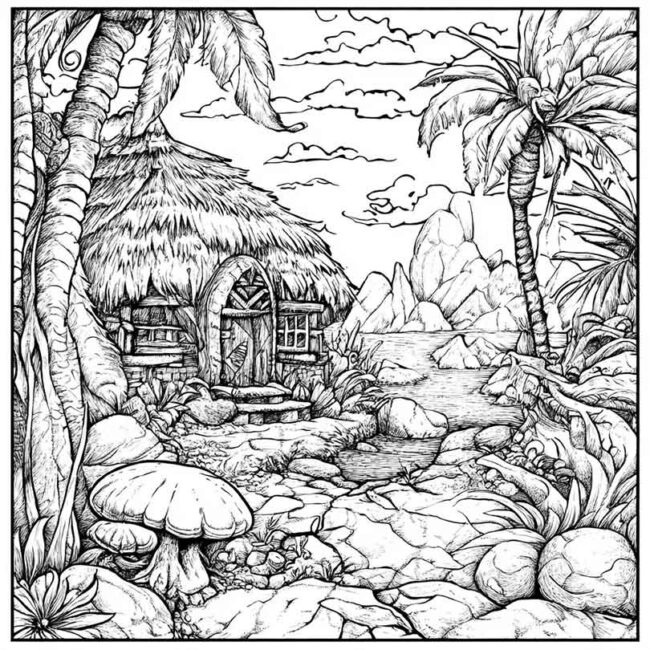 quilombo para imprimir e colorir png 4