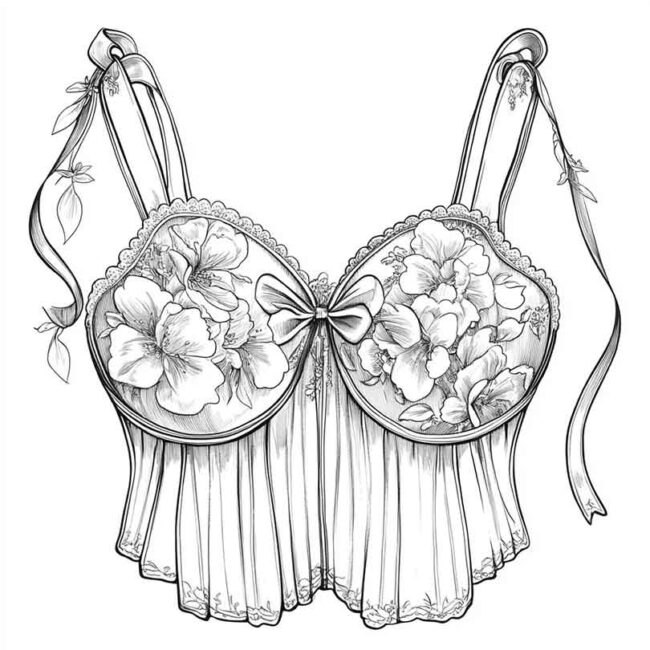 sutia para colorir png 15
