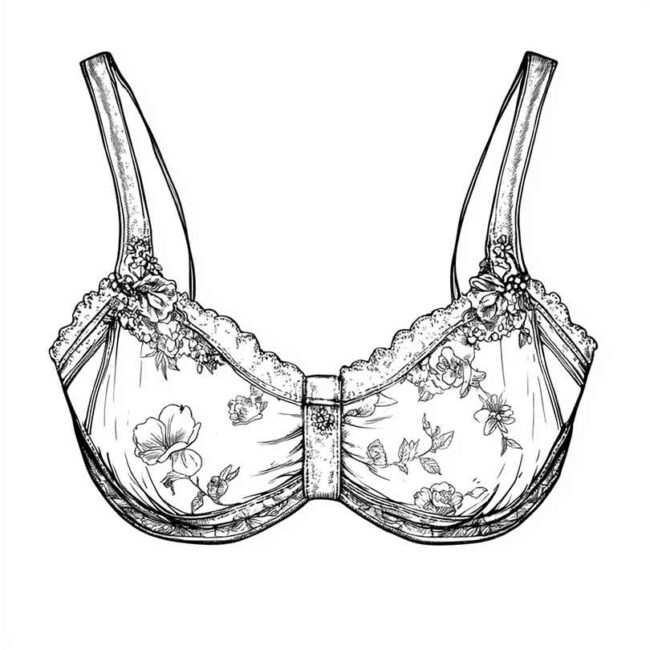 sutia para colorir png 30