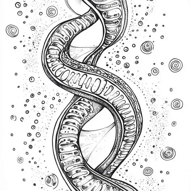cromossomo para colorir png 4