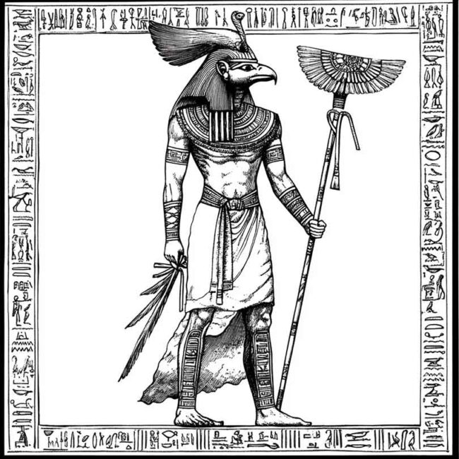 guerreiros egipcios para imprimir e colorir png 8