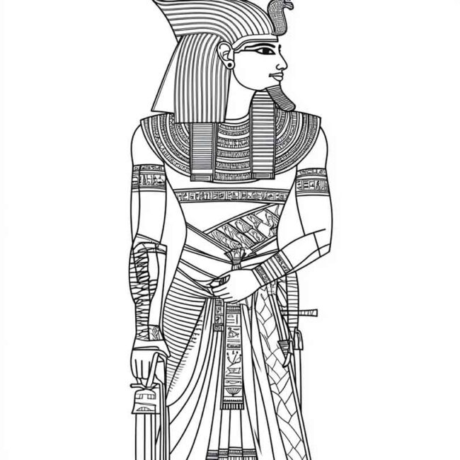 guerreiros egipcios para imprimir e colorir png 20