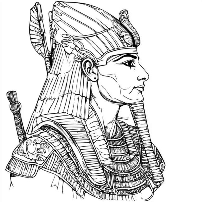 guerreiros egipcios para imprimir e colorir png 10