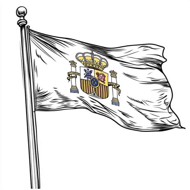 bandeira da espanha para colorir png 14 bandeira da espanha para colorir png 14