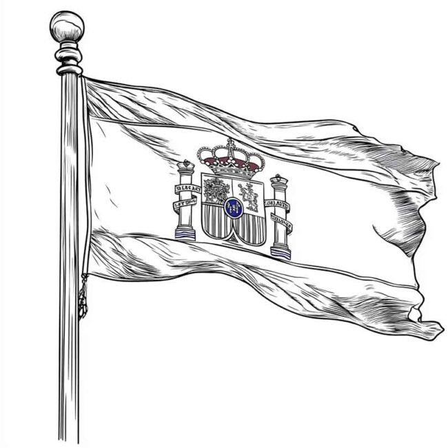 bandeira da espanha para colorir png 12 bandeira da espanha para colorir png 12