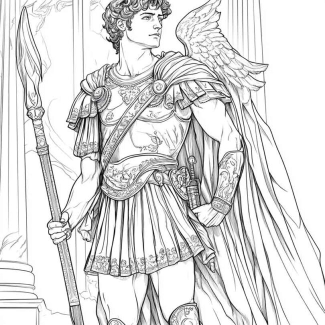 desenhos de perseu para imprimir e colorir 34