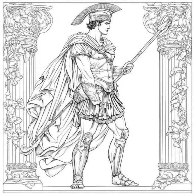 desenhos de perseu para imprimir e colorir 43