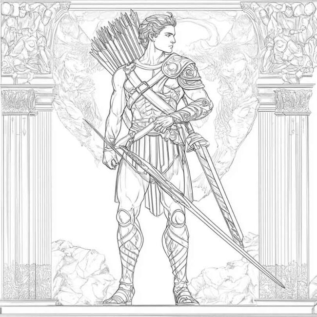 desenhos de perseu para imprimir e colorir 19