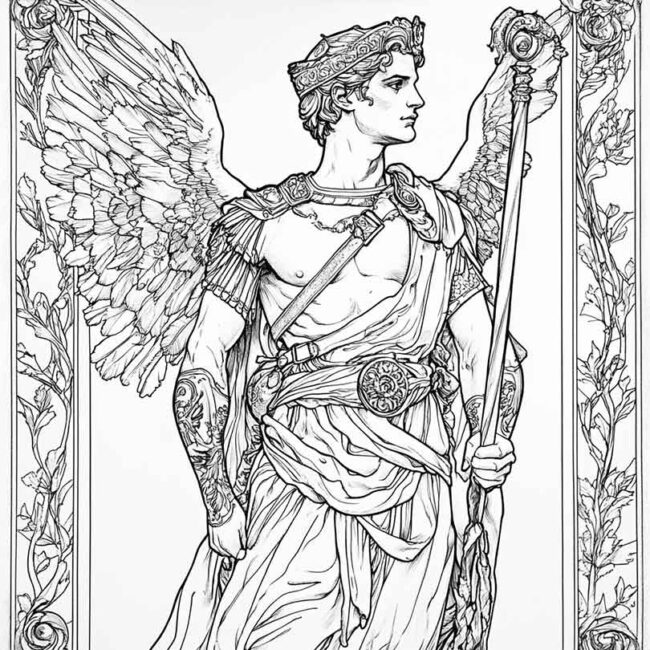 desenhos de perseu para imprimir e colorir 2