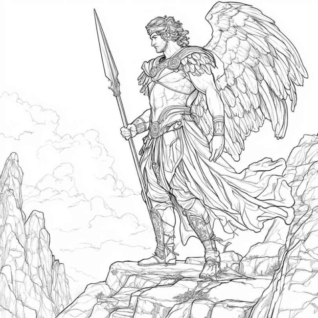 desenhos de perseu para imprimir e colorir 26