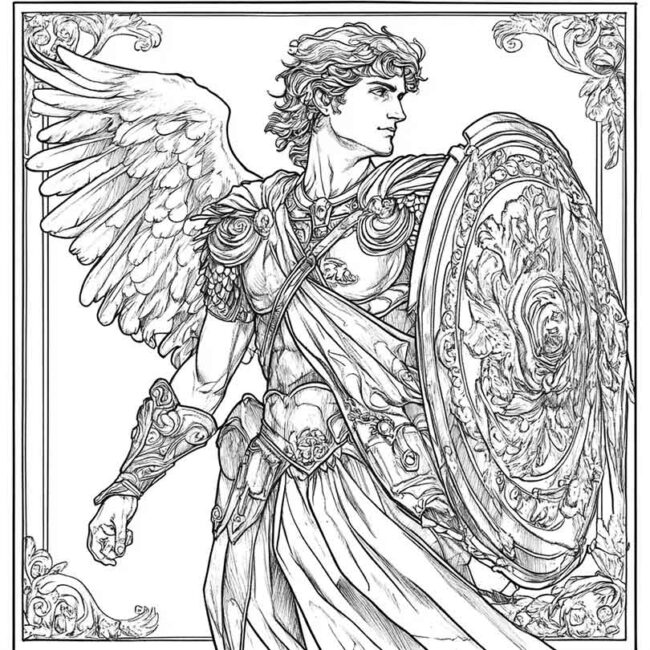 desenhos de perseu para imprimir e colorir 5