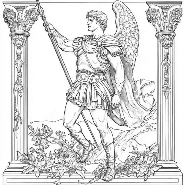 desenhos de perseu para imprimir e colorir 24