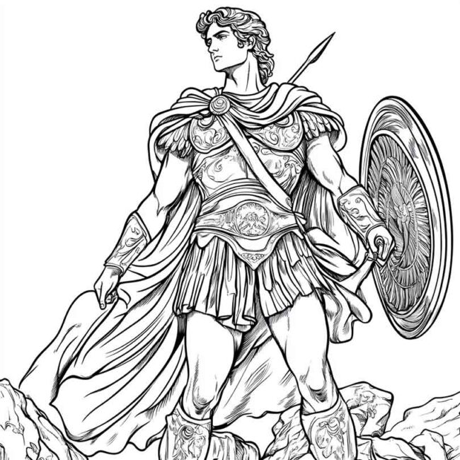 desenhos de perseu para imprimir e colorir 40