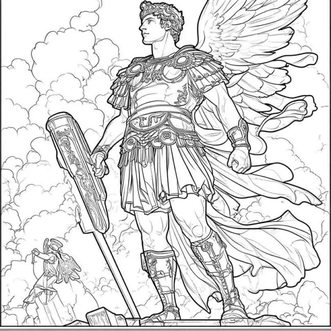 desenhos de perseu para imprimir e colorir 29