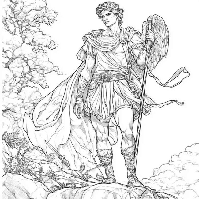desenhos de perseu para imprimir e colorir 23