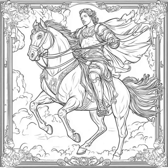 desenhos de perseu para imprimir e colorir 14