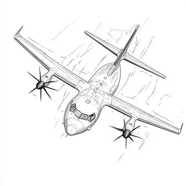 ATR 72 para imprimir e colorir 36 ATR 72 para imprimir e colorir 36