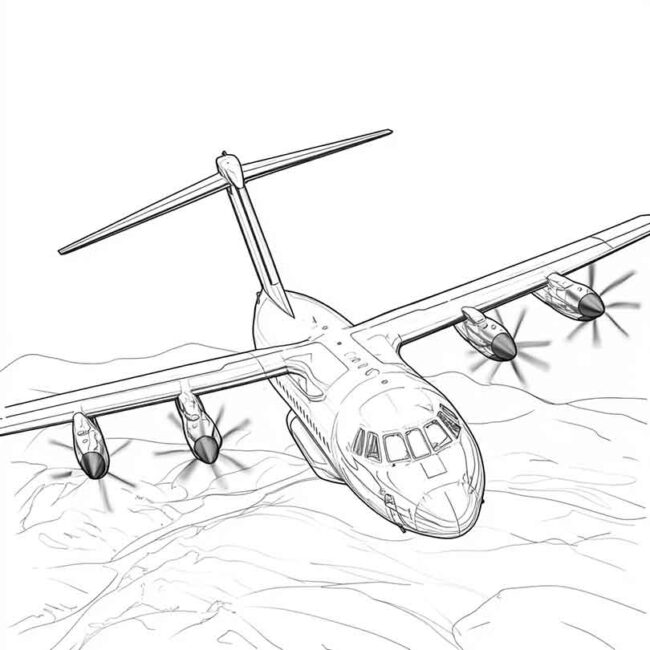 ATR 72 para imprimir e colorir 21 ATR 72 para imprimir e colorir 21