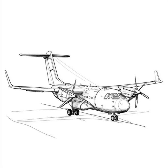 ATR 72 para imprimir e colorir 37 ATR 72 para imprimir e colorir 37
