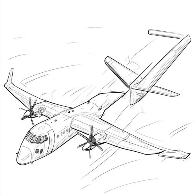 ATR 72 para imprimir e colorir 31 ATR 72 para imprimir e colorir 31