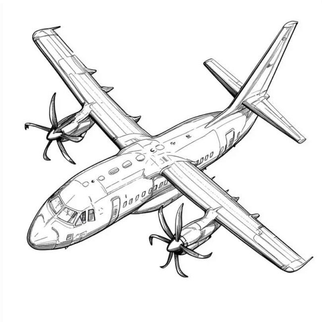 ATR 72 para imprimir e colorir 20 ATR 72 para imprimir e colorir 20