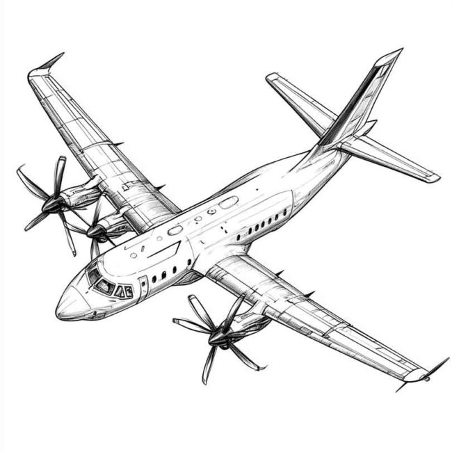 ATR 72 para imprimir e colorir 27 ATR 72 para imprimir e colorir 27