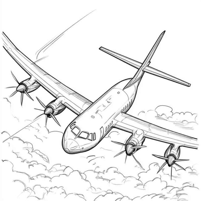 ATR 72 para imprimir e colorir 16 ATR 72 para imprimir e colorir 16
