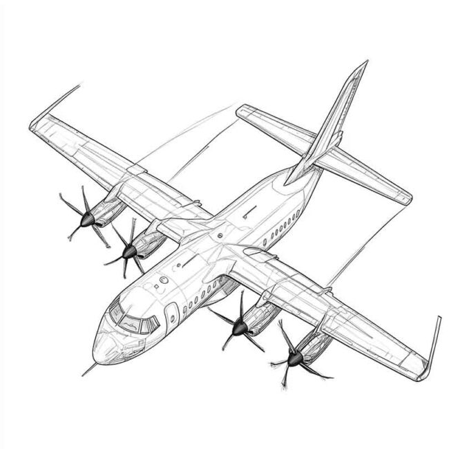 ATR 72 para imprimir e colorir 29 ATR 72 para imprimir e colorir 29