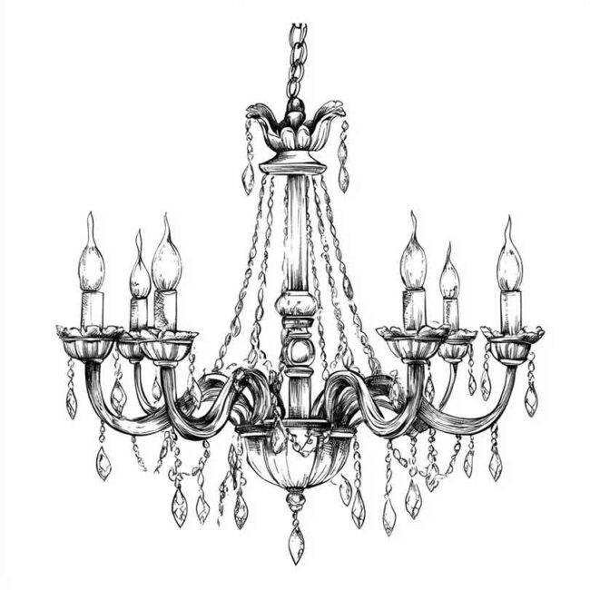 candelabro para imprimir e colorir png 31