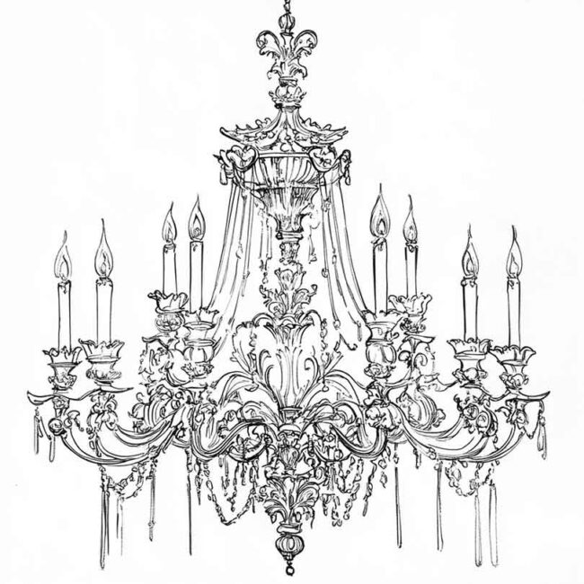 candelabro para imprimir e colorir png 7