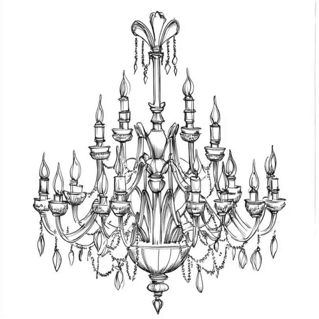 candelabro para imprimir e colorir png 28