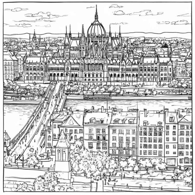 budapeste para colorir 8 budapeste para colorir 8