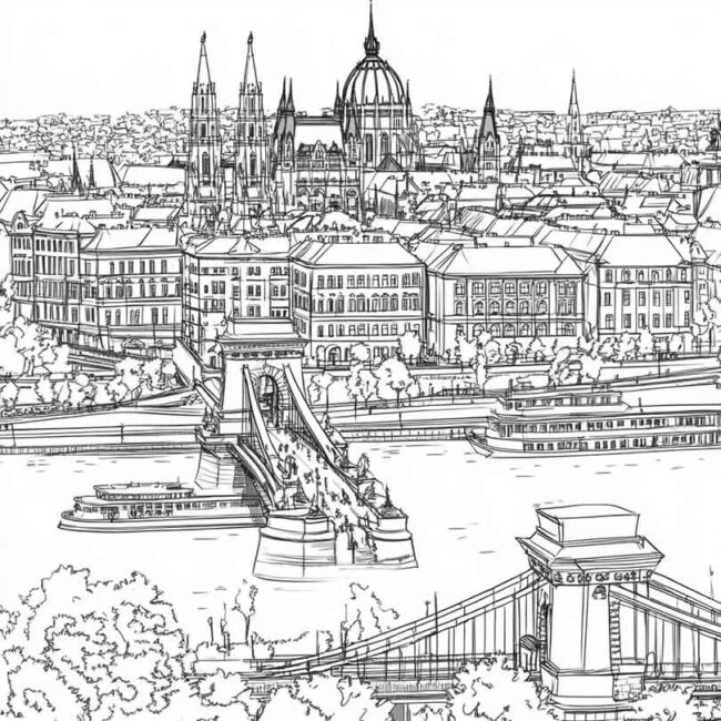 budapeste para colorir 23 budapeste para colorir 23