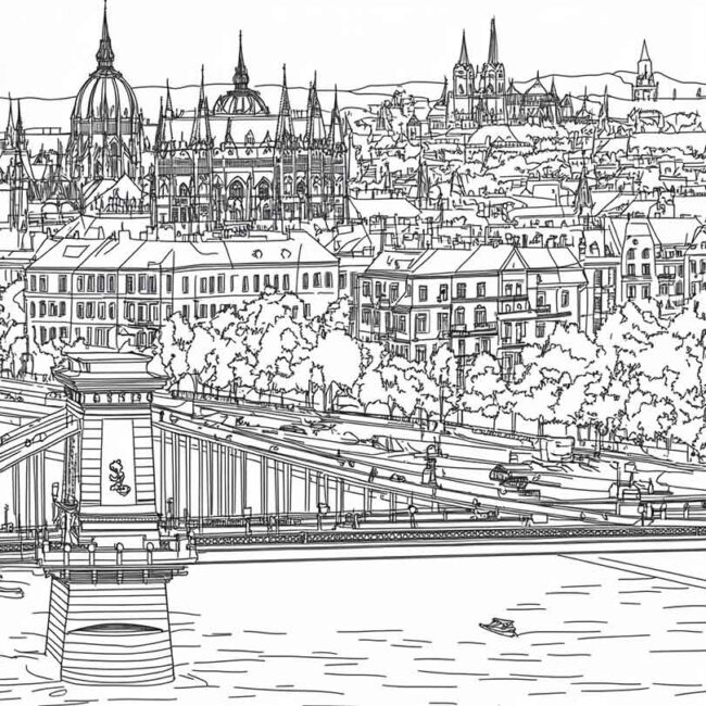 budapeste para colorir 1 budapeste para colorir 1