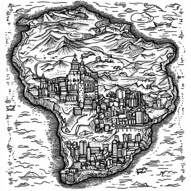 africa do sul para imprimir e colorir em desenhos 2