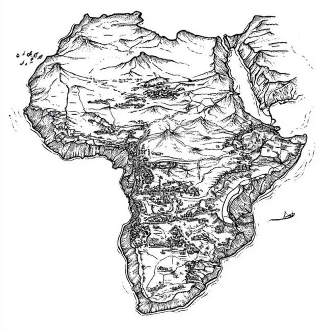 africa do sul para imprimir e colorir em desenhos 28