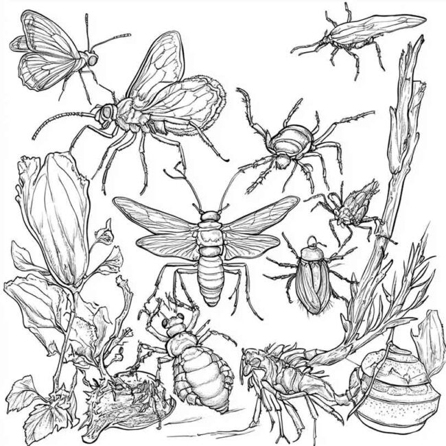 desenhos de antropodes para imprimir e colorir png 2