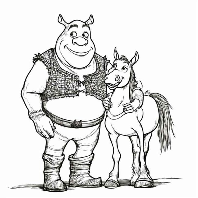 cavalo do shrek para imprimir e colorir png 3 cavalo do shrek para imprimir e colorir png 3