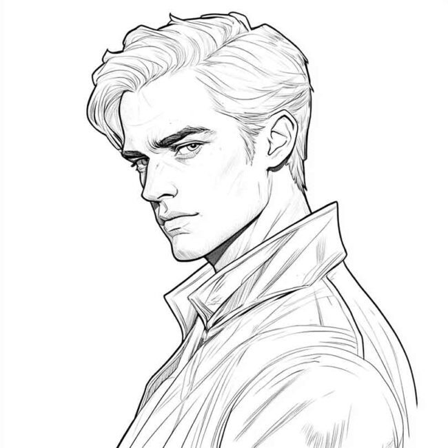 draco malfoy para imprimir e colorir png 40