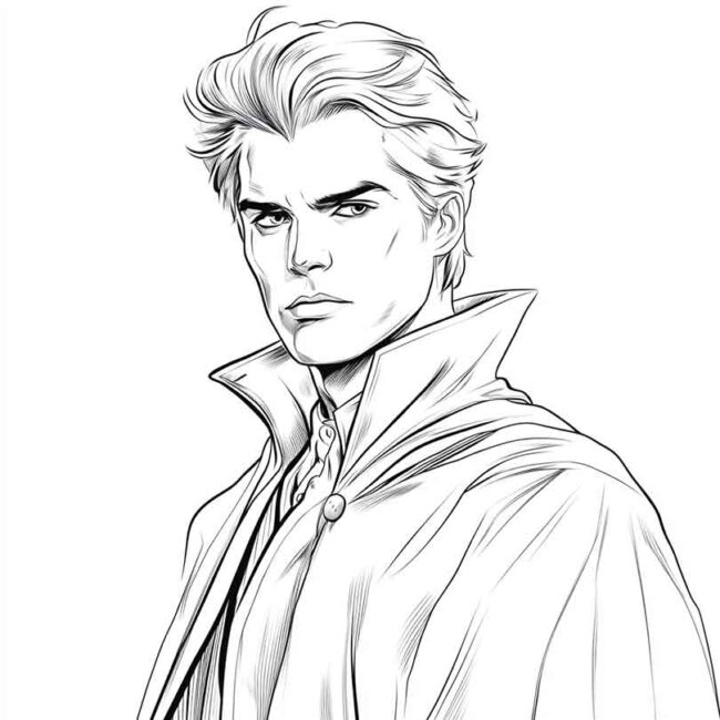 draco malfoy para imprimir e colorir png 43