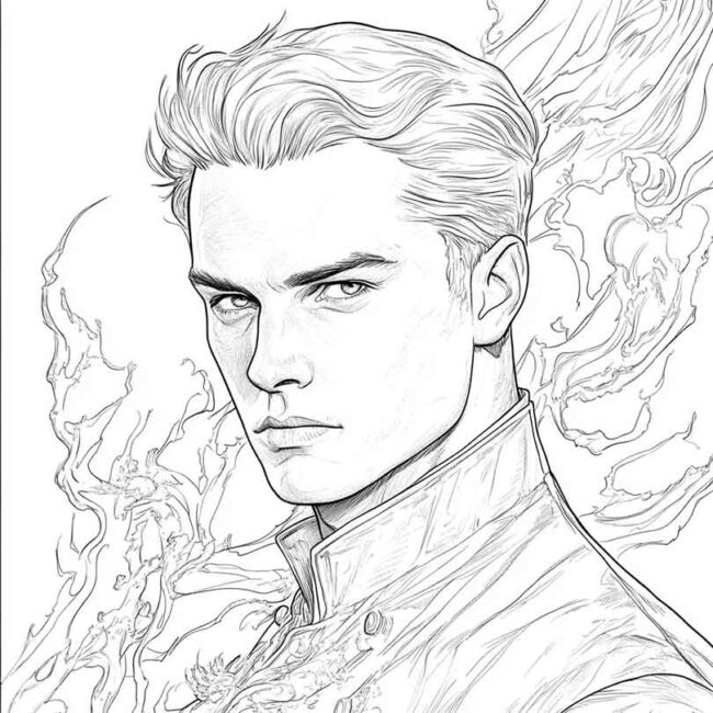 draco malfoy para imprimir e colorir png 46