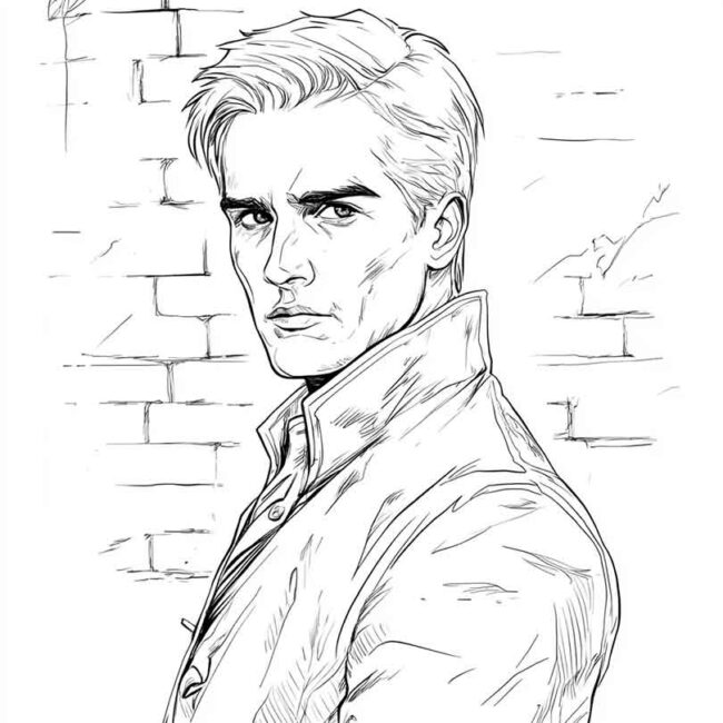 draco malfoy para imprimir e colorir png 38