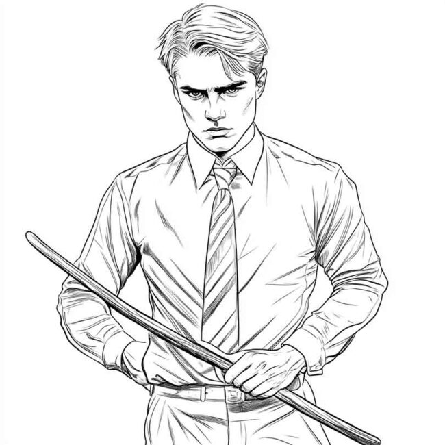 draco malfoy para imprimir e colorir png 39