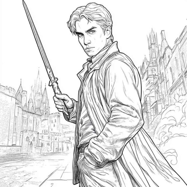 draco malfoy para imprimir e colorir png 6