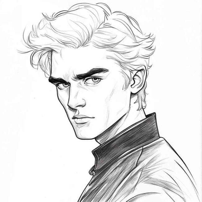 draco malfoy para imprimir e colorir png 17