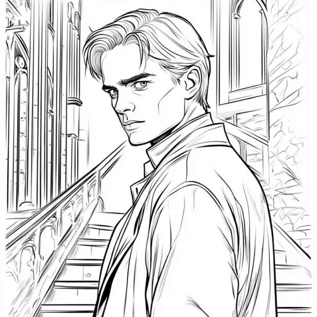 draco malfoy para imprimir e colorir png 15