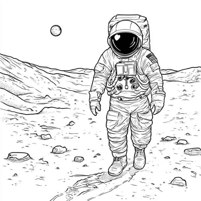 homem na lua para imprimir e colorir em desenhos 33