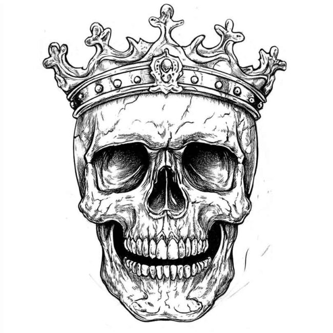desenhos de caveiras com coroa para imprimir e colorir png 6 desenhos de caveiras com coroa para imprimir e colorir png 6