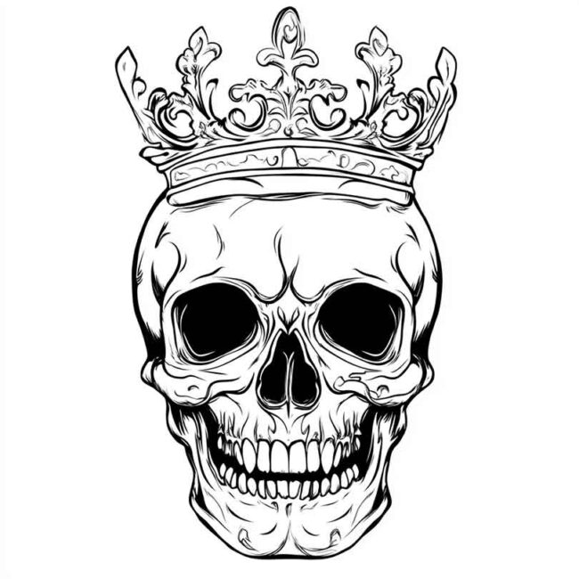 desenhos de caveiras com coroa para imprimir e colorir png 44 desenhos de caveiras com coroa para imprimir e colorir png 44