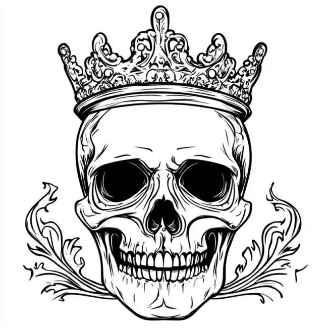 desenhos de caveiras com coroa para imprimir e colorir png 40 desenhos de caveiras com coroa para imprimir e colorir png 40